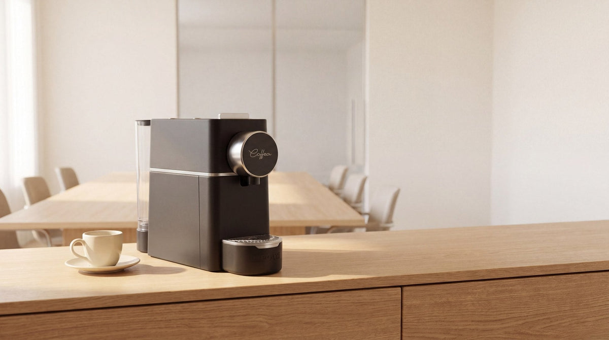 Polti Coffea S18 en una sala de reuniones