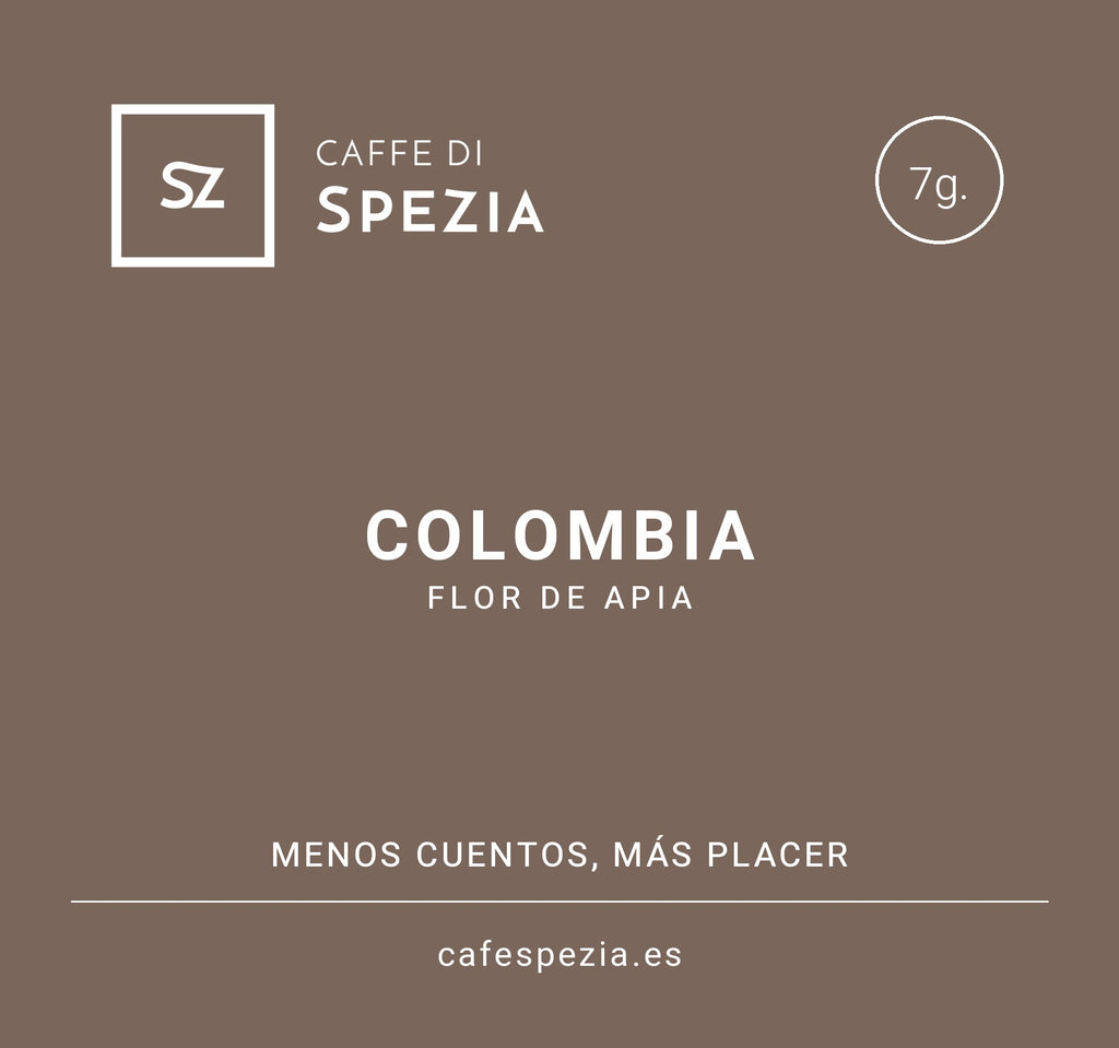 Caja de monodosis ESE Colombia Flor de Apia de Caffè di Spezia, 25 unidades