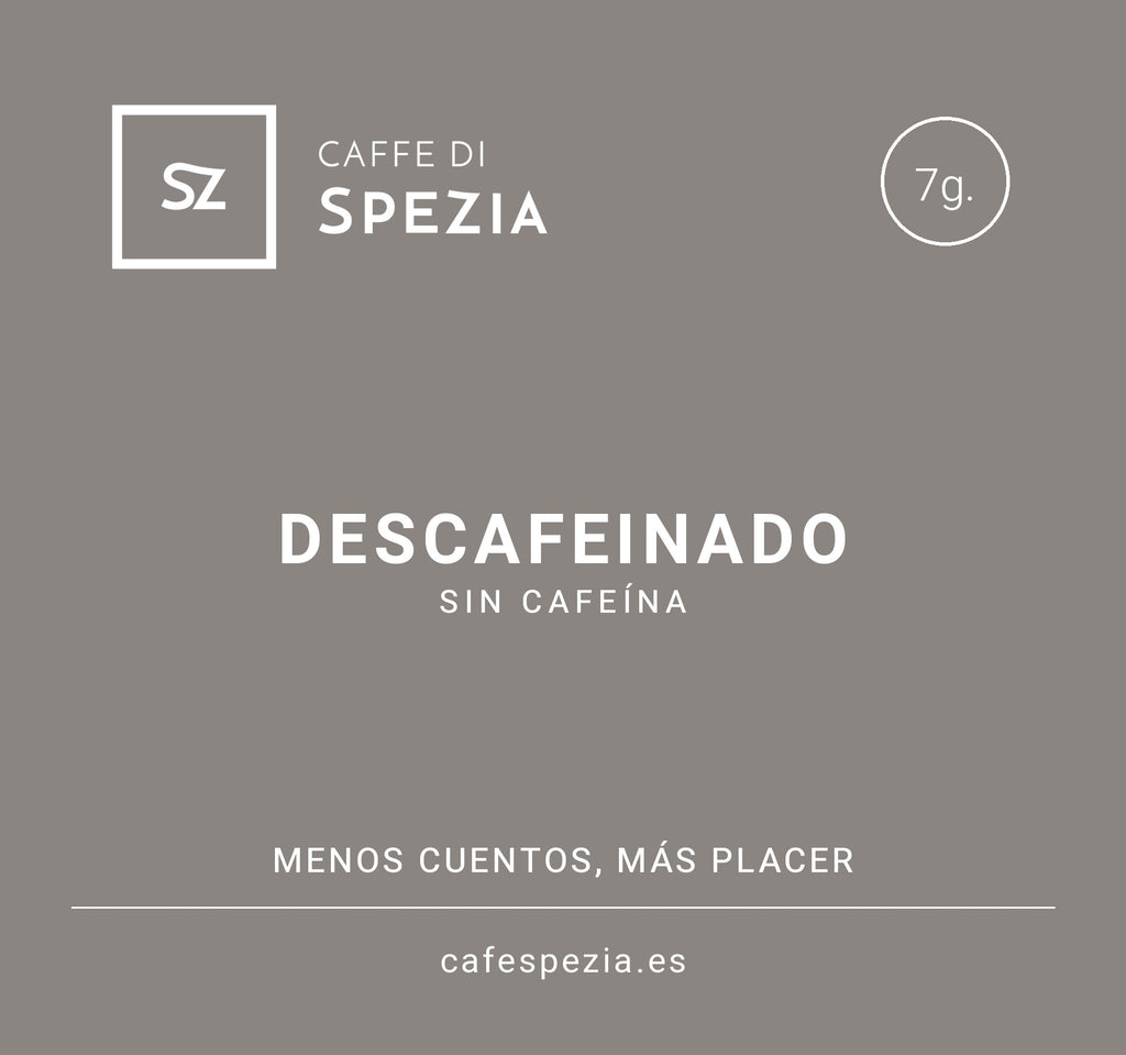 Caja de monodosis ESE Descafeinado de Caffè di Spezia, 25 unidades