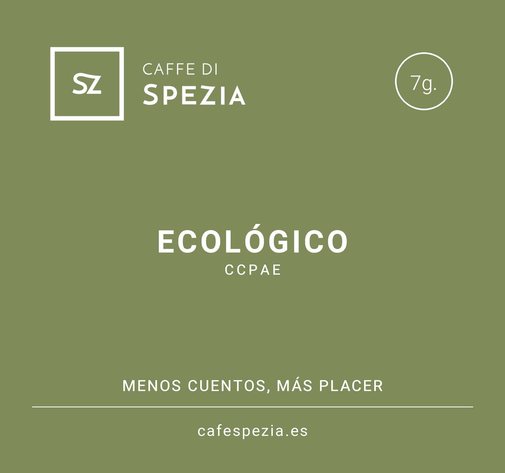Caja de monodosis ESE Ecológico CCPAE de Caffè di Spezia, 25 unidades