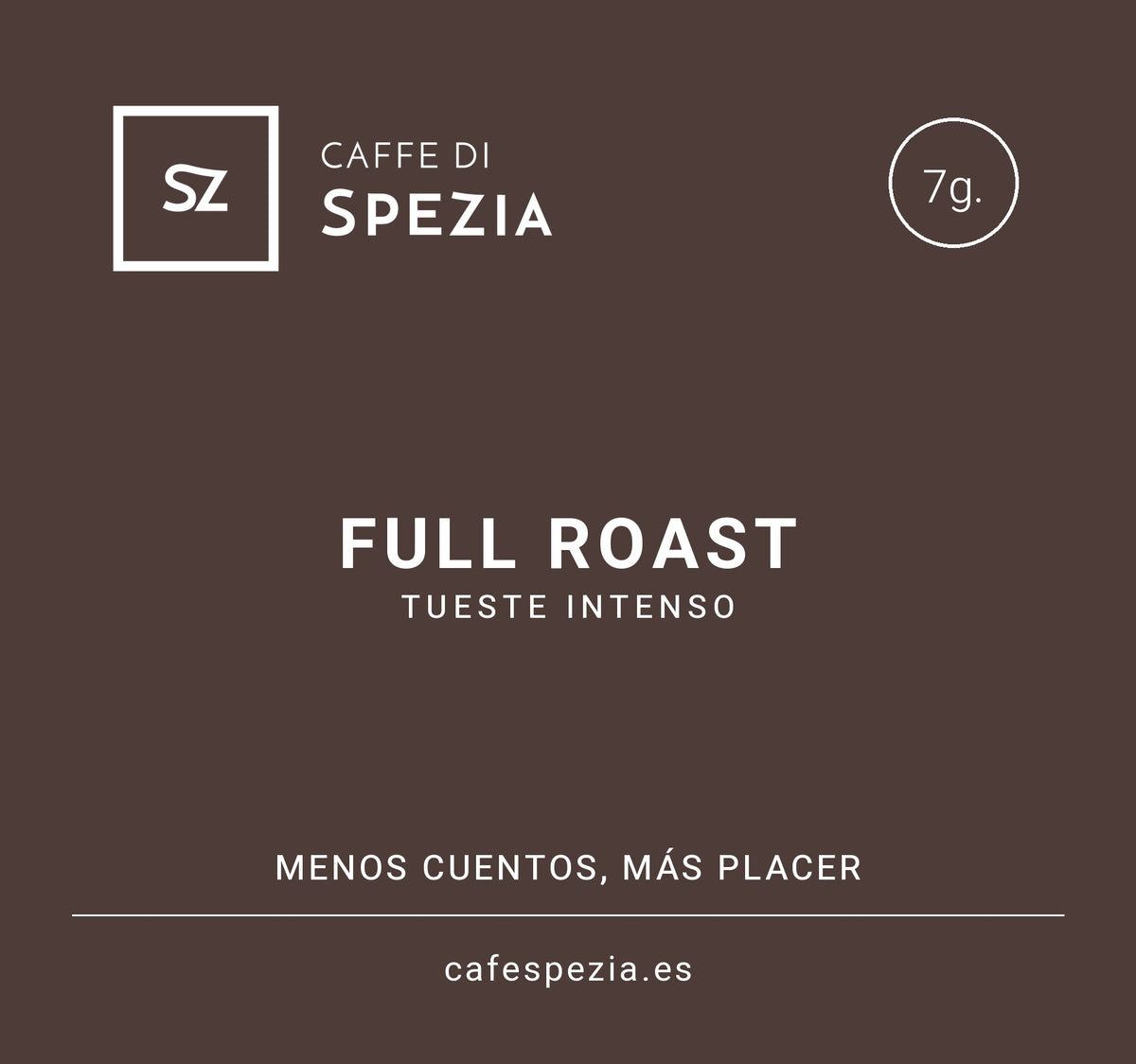 Caja de monodosis ESE Full Roast de Caffè di Spezia, 25 unidades