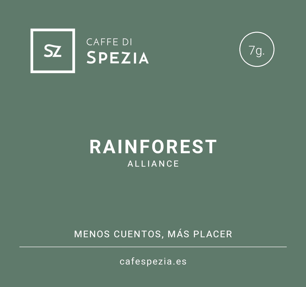 Caja de monodosis ESE Rainforest Alliance de Caffè di Spezia, 25 unidades